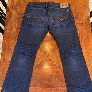 Diesel Dark Blue Bootcut Jeans for Men